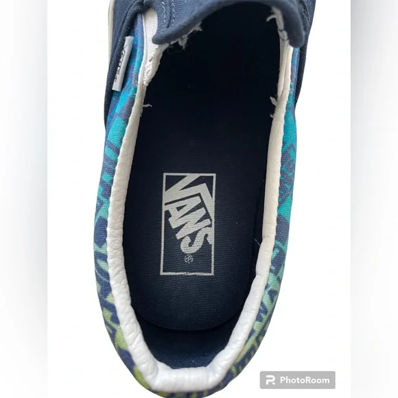 Vans Navy Slip-Ons - Picture 4 of 9